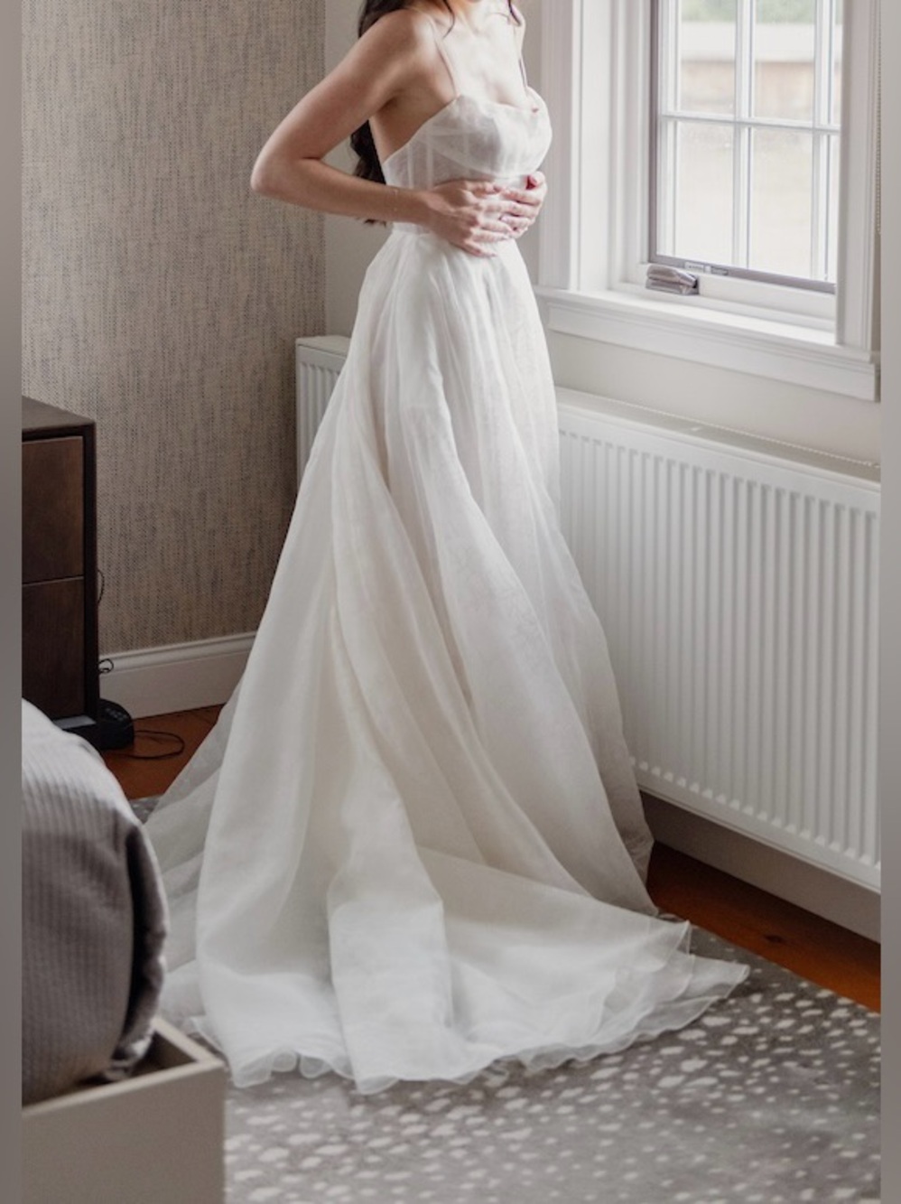 Jenny Yoo Aveline Wedding Dress, Bridal Size 4, Street Size 2, LIKE NEW! - Picture 6 of 9